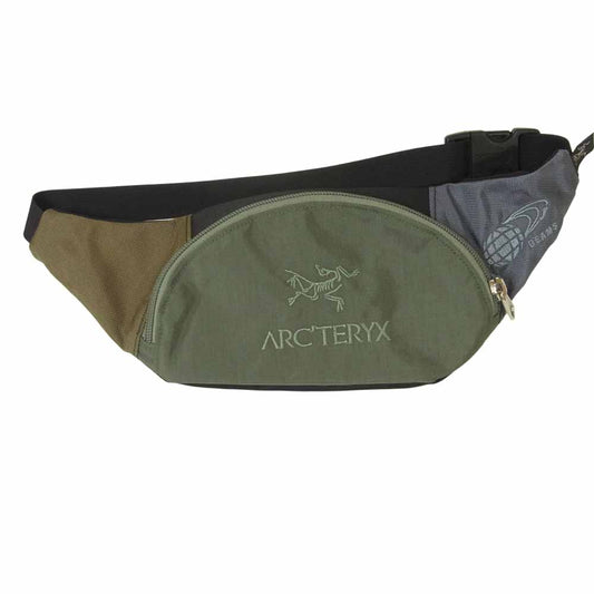 ARC'TERYX アークテリクス BEAMS ビームス URBAN FANNY アーバン ファニー ウエスト ポーチ カーキ系【中古】