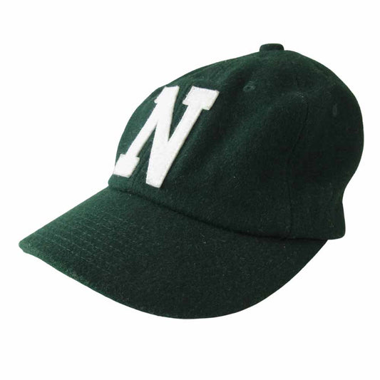 THE NORTH FACE ノースフェイス NN41616 TNF Logo Flannel Cap ロゴ フランネル キャップ グリーン系 F【中古】