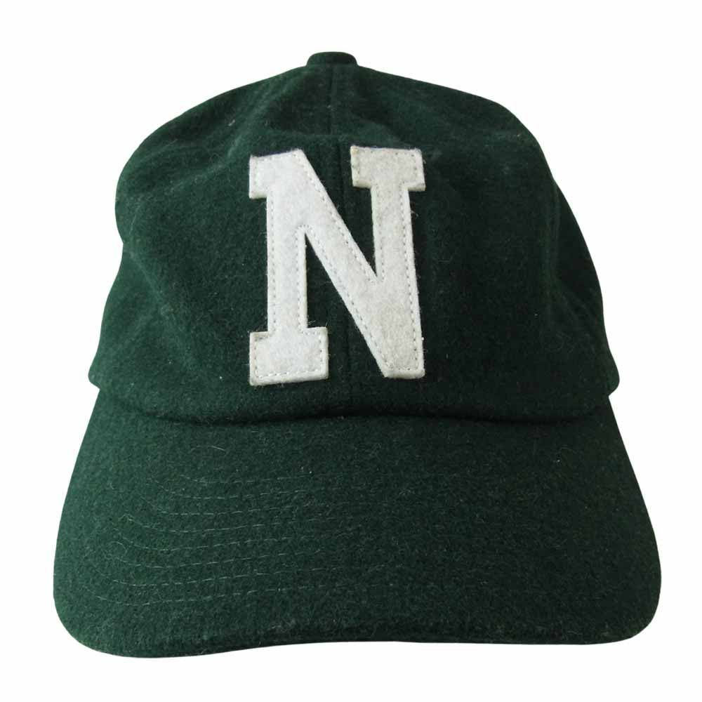 THE NORTH FACE ノースフェイス NN41616 TNF Logo Flannel Cap ロゴ フランネル キャップ グリーン系 F【中古】