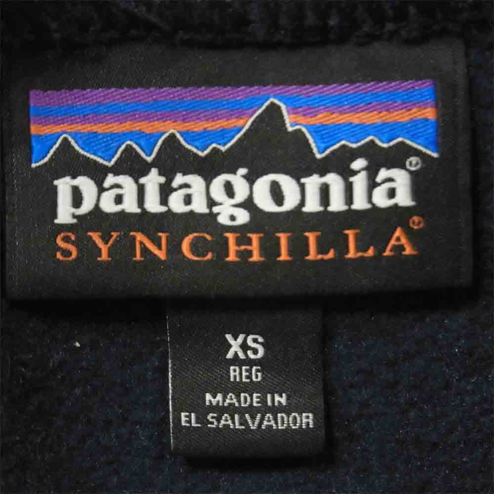 patagonia パタゴニア FA15 56675 Synchilla Snap T Pants シンチラ スナップ パンツ ネイビー系 XS【中古】