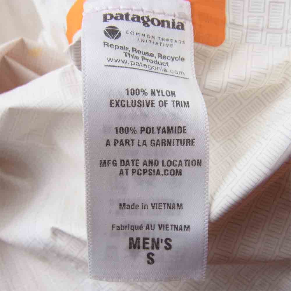 patagonia パタゴニア SP13 83801 Torrentshell Jacket トレント シェル ジャケット オレンジ系 S【中古】