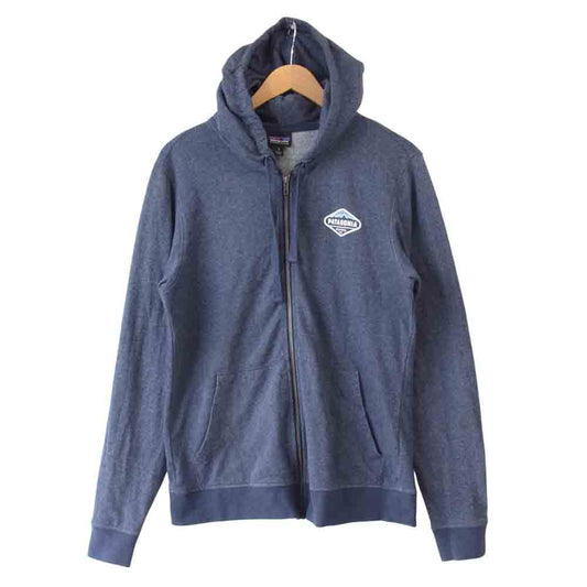patagonia パタゴニア SP16 39431 FITZ ROY CREST LW FULL ZIPHOODY  フィッツロイ? クレスト ライトウェイト フルジップフーディ ネイビー系 S【中古】