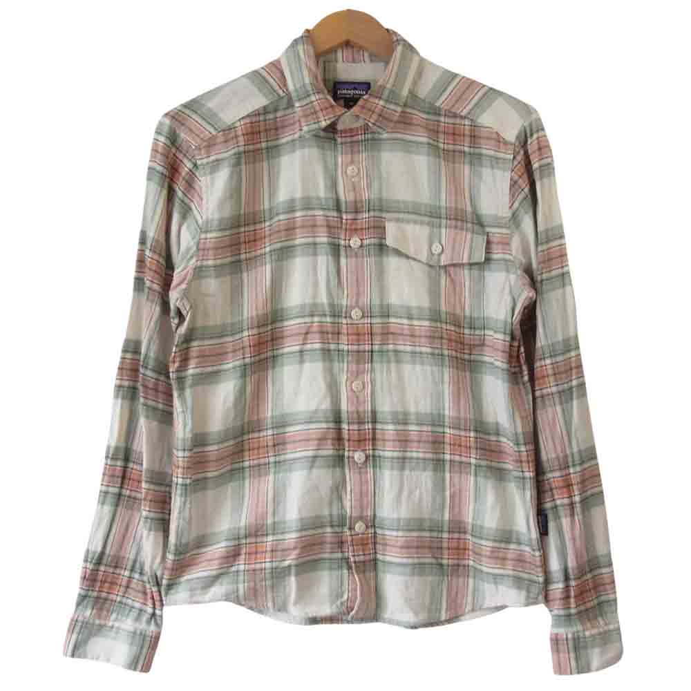 patagonia パタゴニア SP19 54020 LW Fjord Flannel Shirt ライトウェイト フィヨルド フランネル チェック シャツ  マルチカラー系 XS【中古】