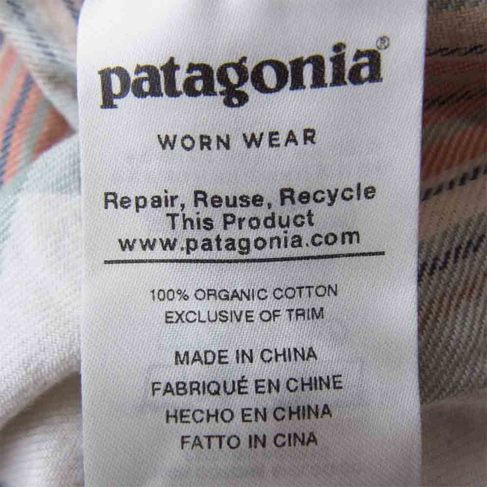 patagonia パタゴニア SP19 54020 LW Fjord Flannel Shirt ライトウェイト フィヨルド フランネル チェック シャツ  マルチカラー系 XS【中古】