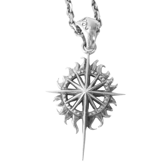 SAAD サード 太陽神 ペンダント ネックレス シルバー系【中古】