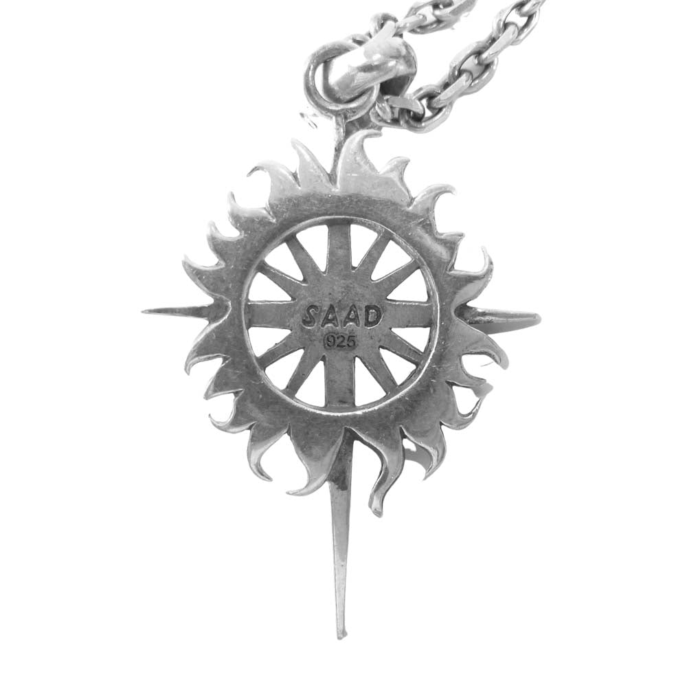 SAAD サード 太陽神 ペンダント ネックレス シルバー系【中古】