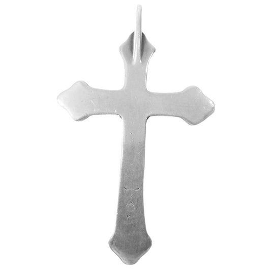 タディアンドキング ラージ クロス GP K18 ウルフ ネックレス トップ シルバー系×ゴールド系【中古】