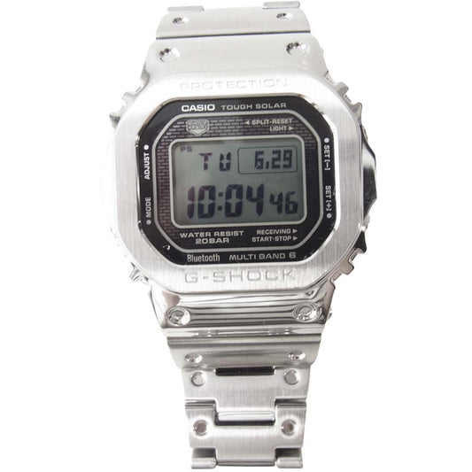G-SHOCK ジーショック GMW-B5000 フルメタル Bluetooth 電波ソーラー シルバー系【中古】