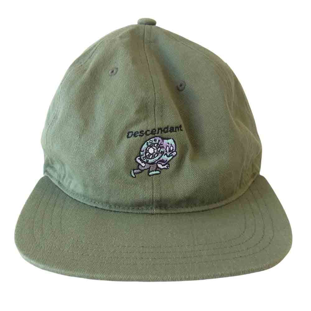 DESCENDANT ディセンダント 18AW Kid Bearing MIAMI CAP キッド ベアリング マイアミ キャップ カーキ系 F【中古】