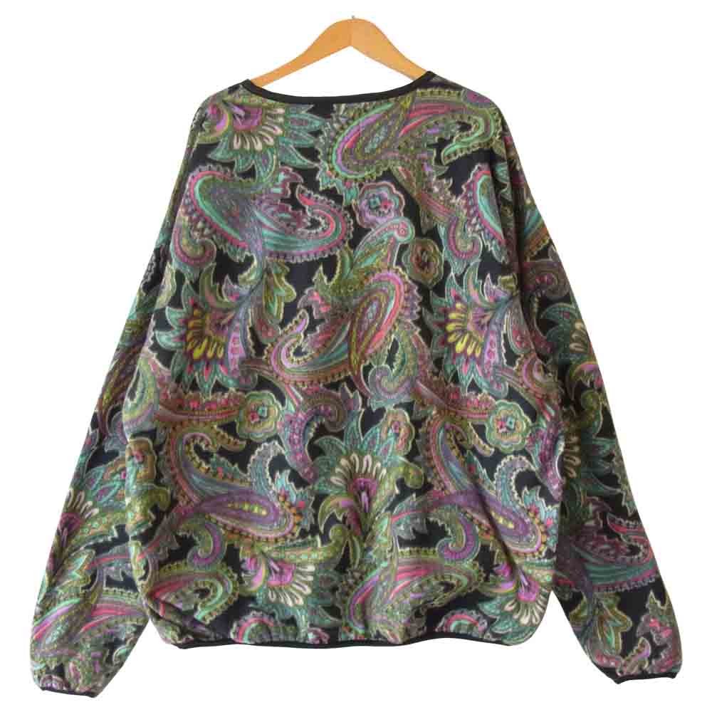 キャプテンズヘルム PAISLEY FLEECE SNAP TEE ペイズリー フリース スナップ Tシャツ マルチカラー系 XL【美品】【中古】