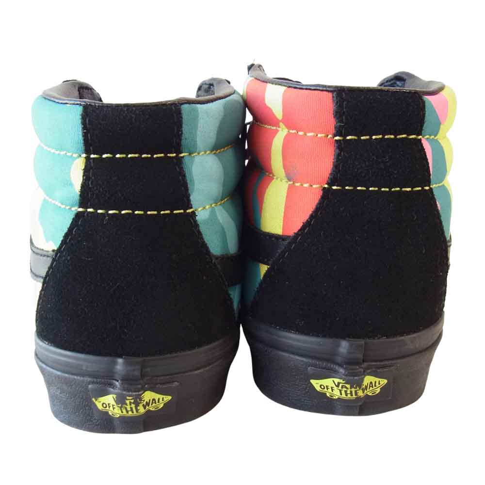 VANS バンズ 721356 SK8 Mid スケートミッド スニーカー マルチカモネオン マルチカラー系 27.5【中古】