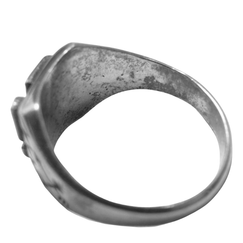 LARRY SMITH ラリースミス SWASTIKA RING スワスティカ リング シルバー系 19号程度【中古】