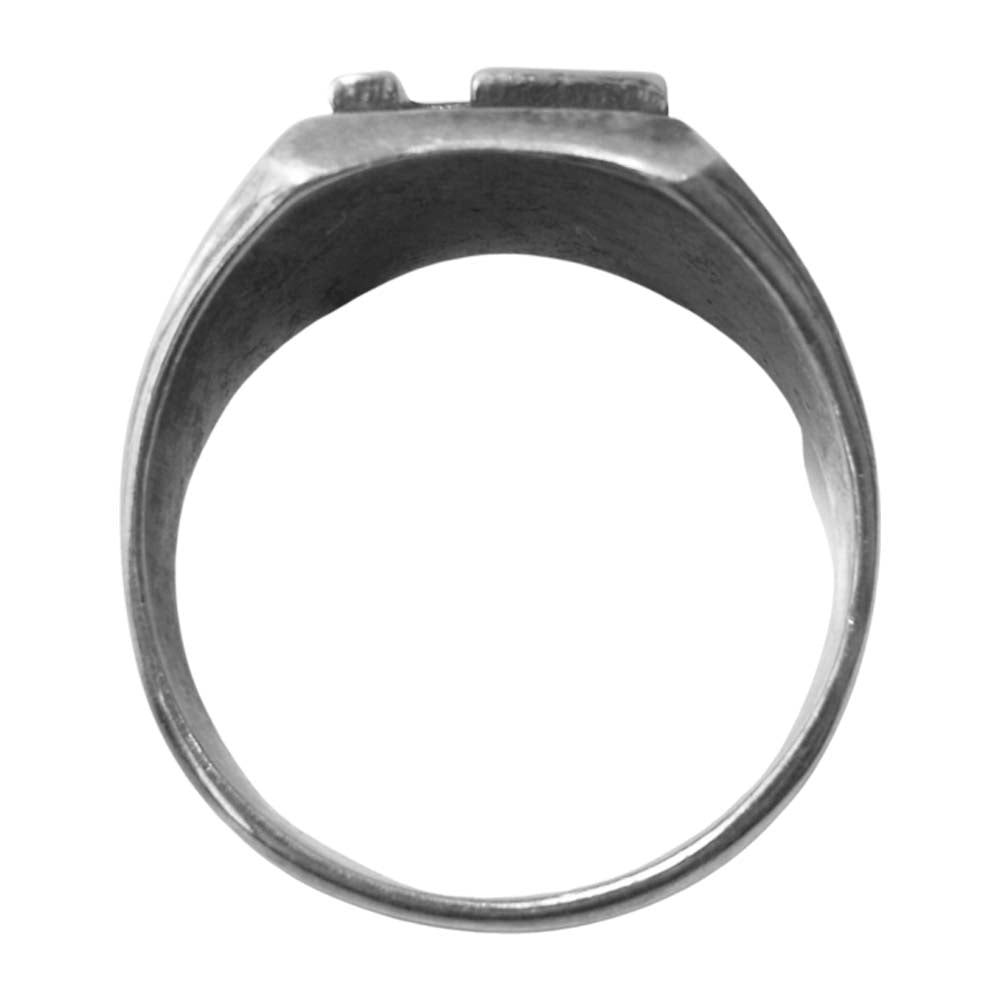 LARRY SMITH ラリースミス SWASTIKA RING スワスティカ リング シルバー系 19号程度【中古】