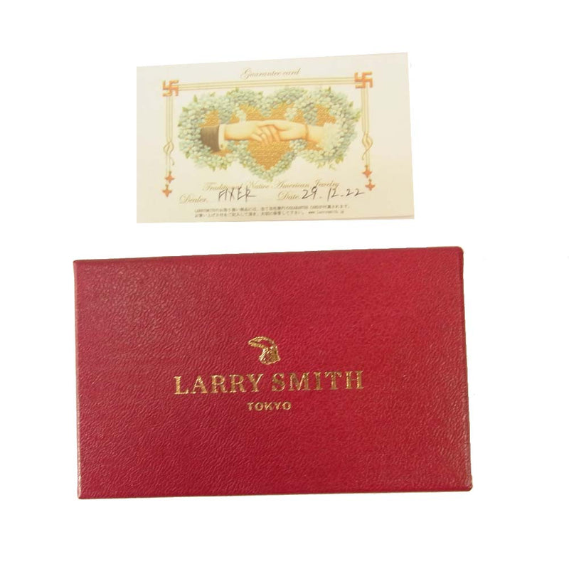 LARRY SMITH ラリースミス SWASTIKA RING スワスティカ リング シルバー系 19号程度【中古】