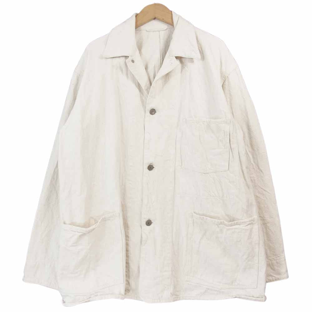 COMOLI コモリ 21SS T01-01005 エリュクスデニム ワークジャケット ホワイト系 2【中古】