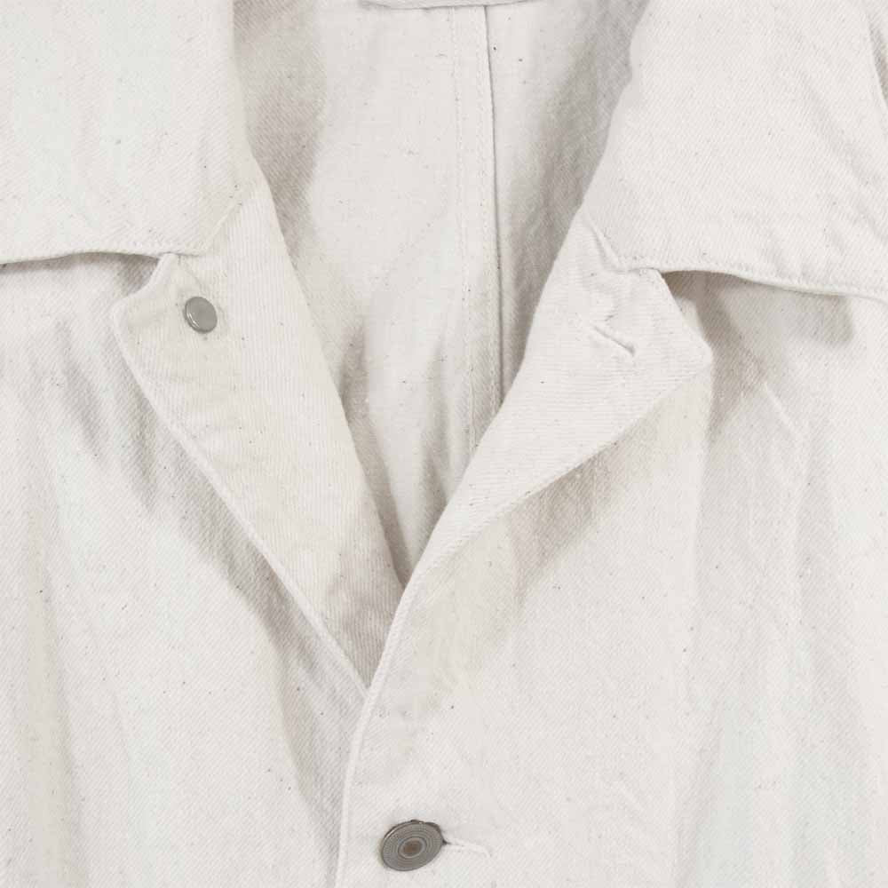 COMOLI コモリ 21SS T01-01005 エリュクスデニム ワークジャケット ホワイト系 2【中古】