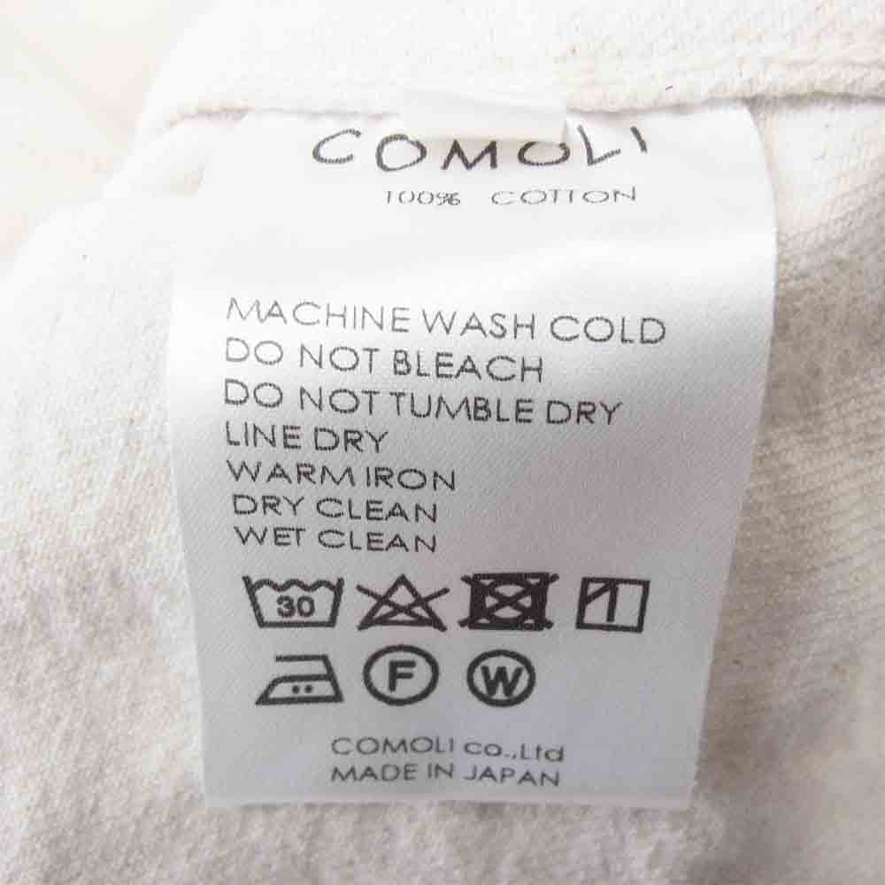 COMOLI コモリ 21SS T01-01005 エリュクスデニム ワークジャケット ホワイト系 2【中古】