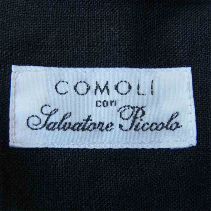 COMOLI コモリ R01-01001 × サルヴァトーレピッコロ Salvatore Piccolo テーラード ジャケット ブラック系 46【中古】