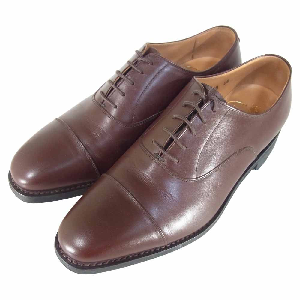 SCOTCH GRAIN スコッチグレイン 2726 シャインオアレイン3 ビジネスシューズ ダークブラウン系 25EEE【美品】【中古】