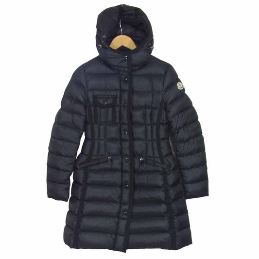 MONCLER モンクレール 国内正規品 HERMINE エルミンヌ ダウン コート ブラック系 (0)【美品】【中古】