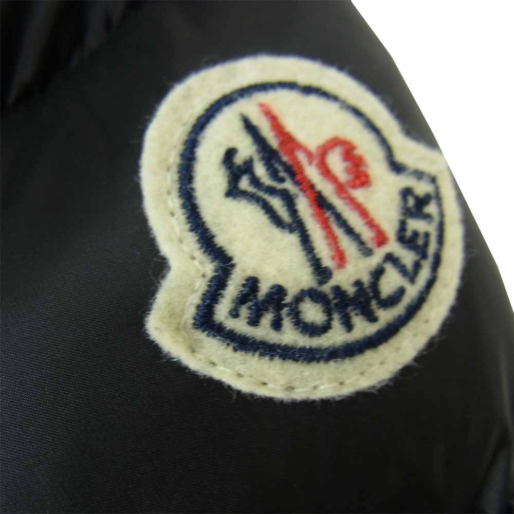 MONCLER モンクレール 国内正規品 HERMINE エルミンヌ ダウン コート ブラック系 (0)【美品】【中古】