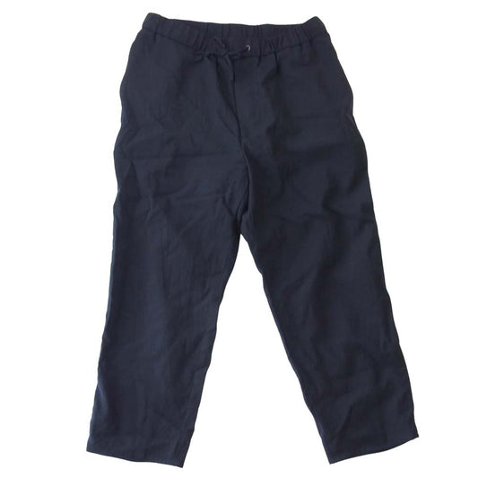 エイトン WOOL ウール イージー テーパード パンツ ネイビー系 6【中古】