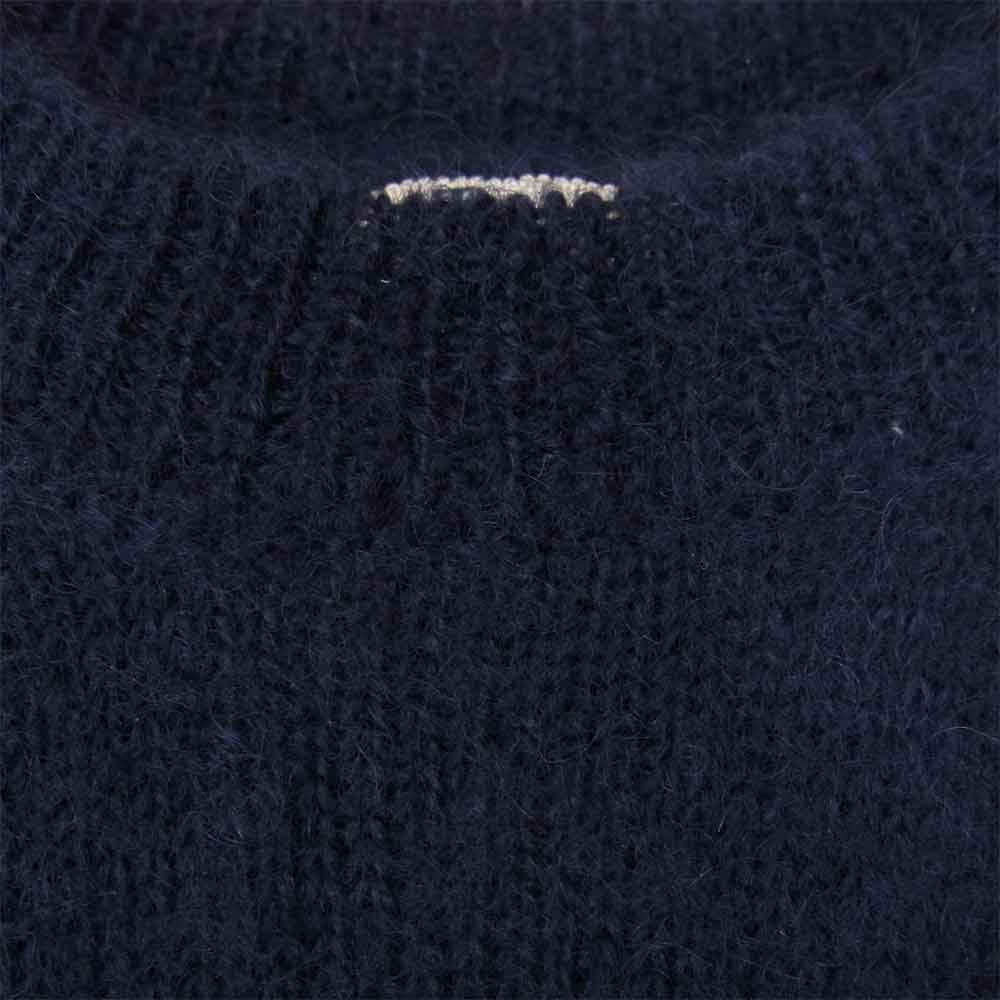 AURALEE オーラリー A6AP01KM KID MOHAIR KNIT キッド モヘア ニット ネイビー系 4【中古】