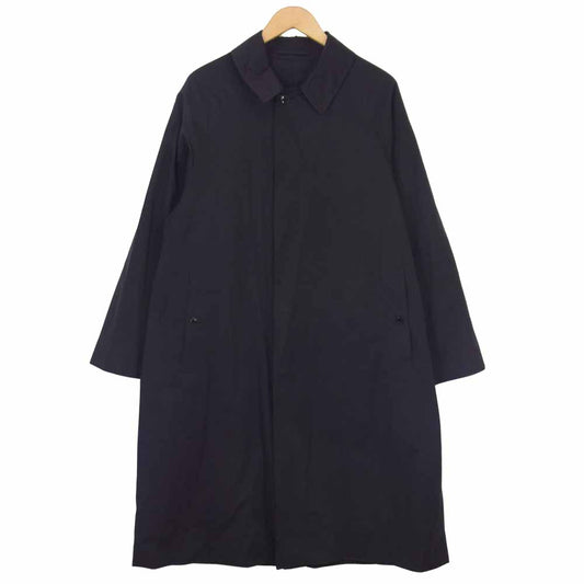 COMOLI コモリ 19SS P01-04001 バルカラーコート ステンカラーコート ブラック系 2【中古】