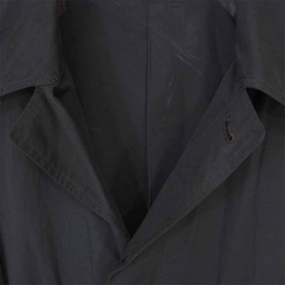 COMOLI コモリ 19SS P01-04001 バルカラーコート ステンカラーコート ブラック系 2【中古】