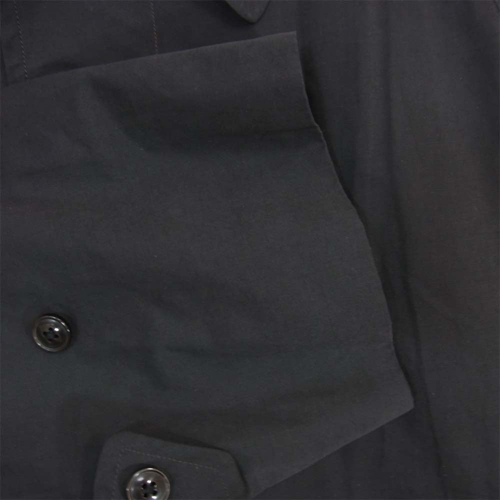 COMOLI コモリ 19SS P01-04001 バルカラーコート ステンカラーコート ブラック系 2【中古】