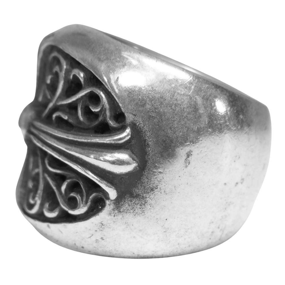 CHROME HEARTS クロムハーツ（原本無） クラシック オーバル クロス リング シルバー系 23号程度【中古】