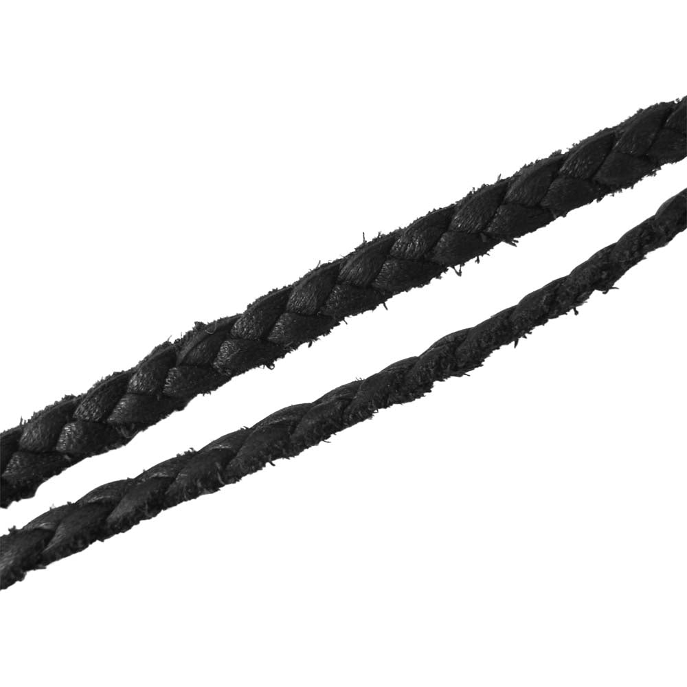 CHROME HEARTS クロムハーツ（原本無） 国内取扱店ギャランティカード付属 BS FLUER BSフレア ネックレス レザー ブレード ボロチップ シルバー系【中古】