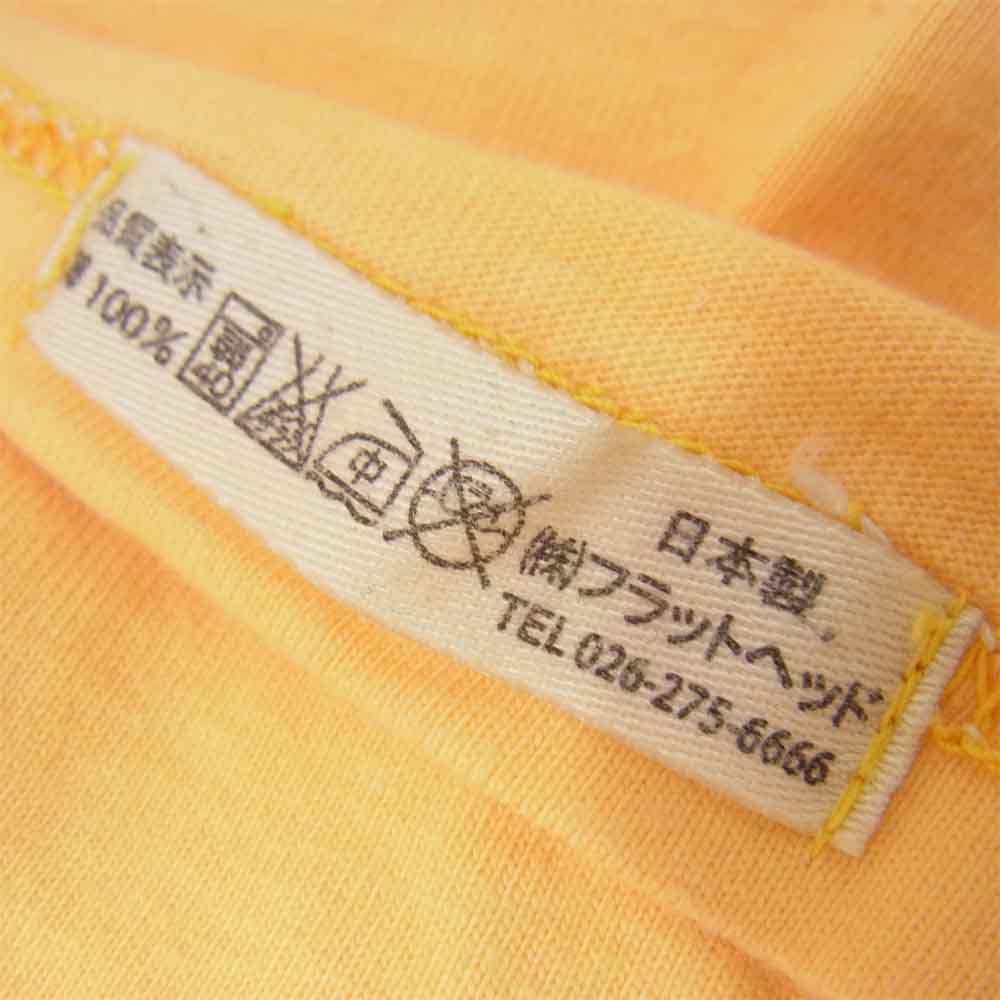 THE FLAT HEAD ザフラットヘッド THO-36W SOUTH DAKOTA Tシャツ イエロー系 42【中古】