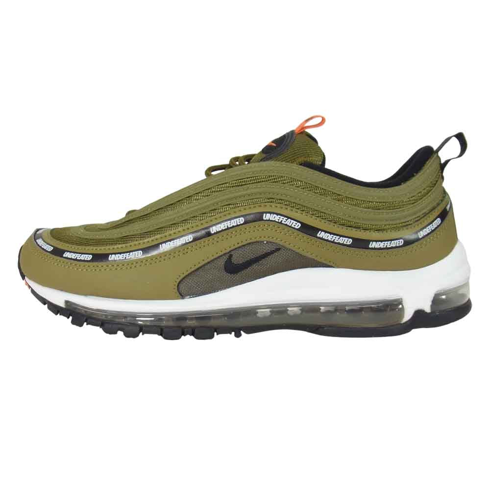 NIKE ナイキ DC4830-300 UNDEFEATED AIR MAX 97 アンディフィーテッド エアマックス US10.5 カーキ系 28.5cm【美品】【中古】