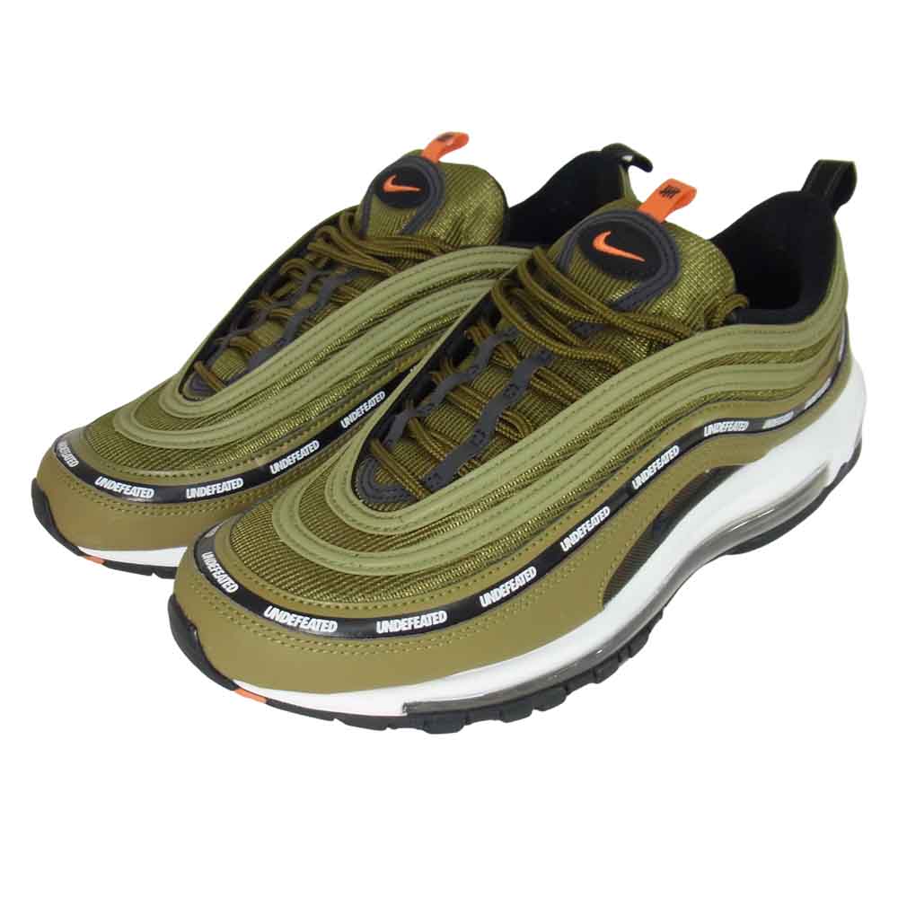 NIKE ナイキ DC4830-300 UNDEFEATED AIR MAX 97 アンディフィーテッド エアマックス US10.5 カーキ系 28.5cm【美品】【中古】