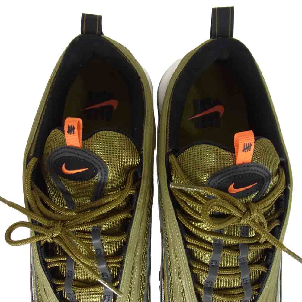 NIKE ナイキ DC4830-300 UNDEFEATED AIR MAX 97 アンディフィーテッド エアマックス US10.5 カーキ系 28.5cm【美品】【中古】