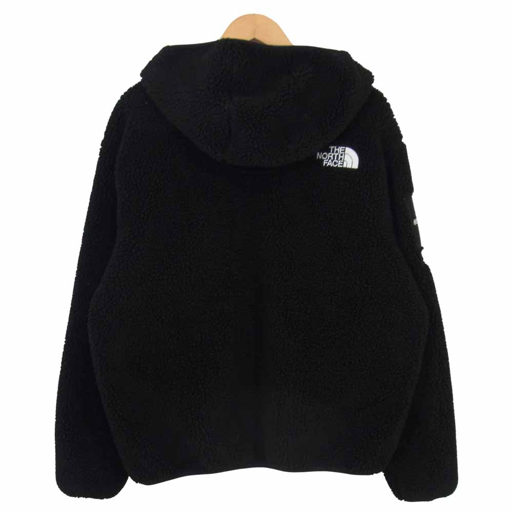 Supreme シュプリーム 20AW NT62004 THE NORTHFACE S Logo Hooded Fleece Jacket ノースフェイス フーデッド フリース ジャケット ブラック系 M【中古】
