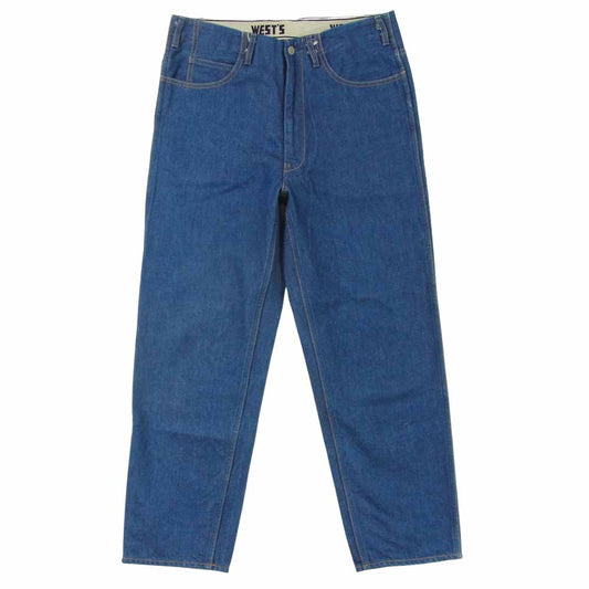 ウエストオーバーオールズ 17SWPT51A 801S STRAIGHT DENIM ONE WASH ワンウォッシュ ストレート デニム パンツ インディゴブルー系 W30【美品】【中古】