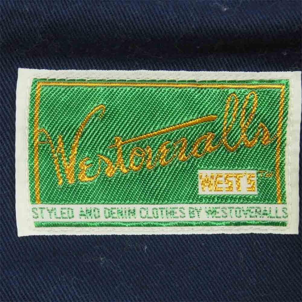 ウエストオーバーオールズ 17SWPT51A 801S STRAIGHT DENIM ONE WASH ワンウォッシュ ストレート デニム パンツ インディゴブルー系 W30【美品】【中古】