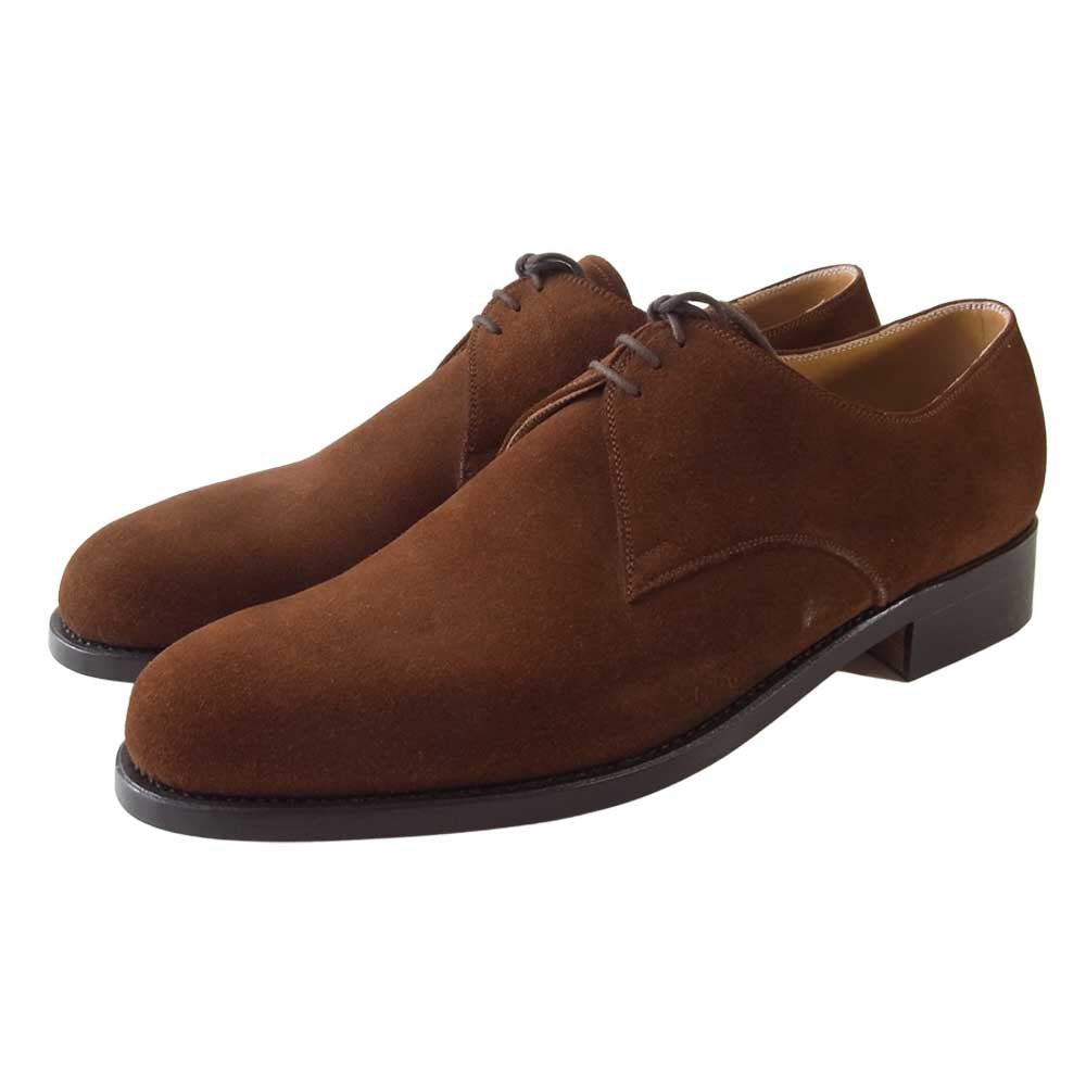 ヴァーシュ PLAIN TOE SUEDE プレーントゥ シューズ ブラウン スエード ブラウン系 41【新古品】【未使用】【中古】