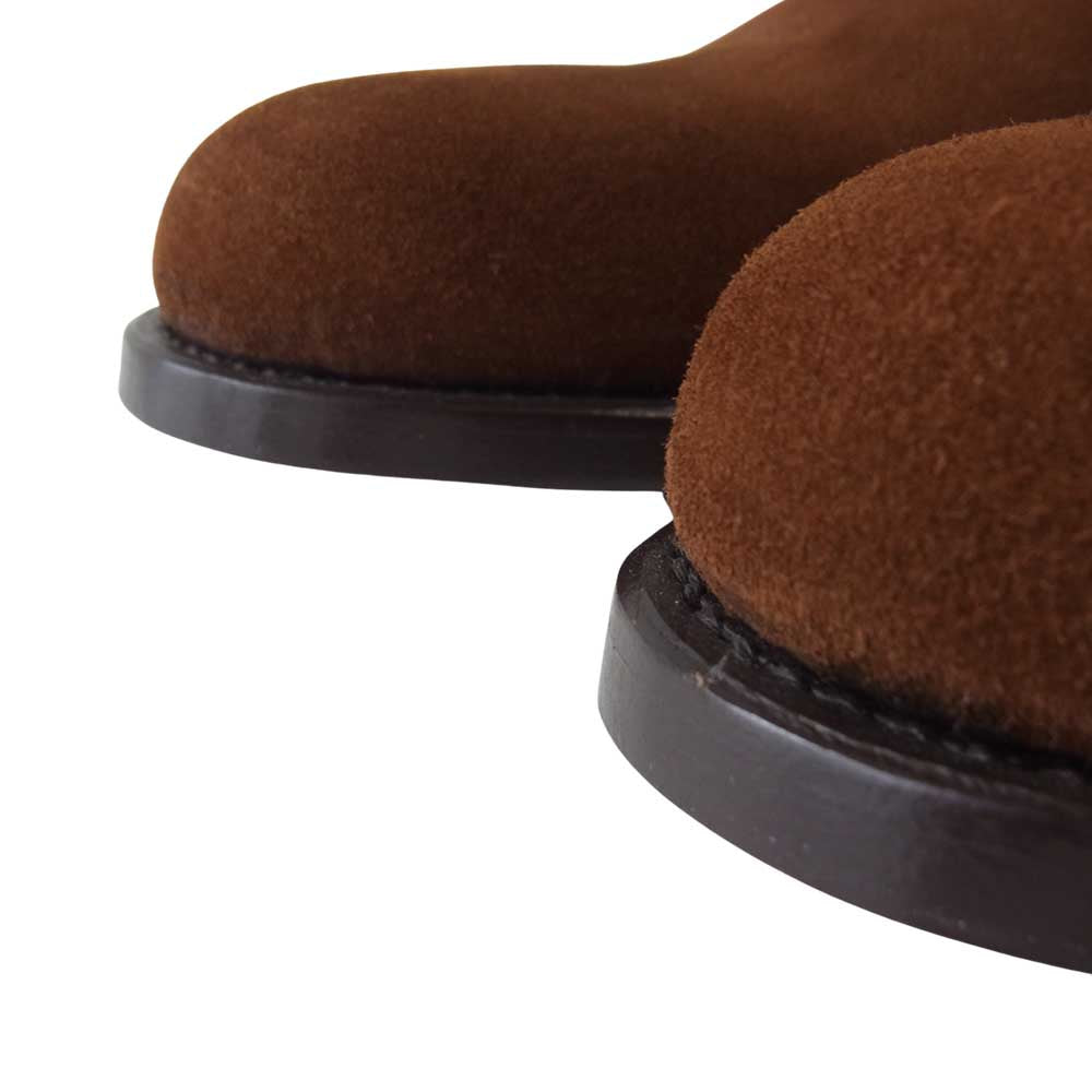 ヴァーシュ PLAIN TOE SUEDE プレーントゥ シューズ ブラウン スエード ブラウン系 41【新古品】【未使用】【中古】