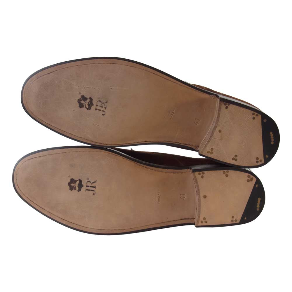 ヴァーシュ PLAIN TOE SUEDE プレーントゥ シューズ ブラウン スエード ブラウン系 41【新古品】【未使用】【中古】