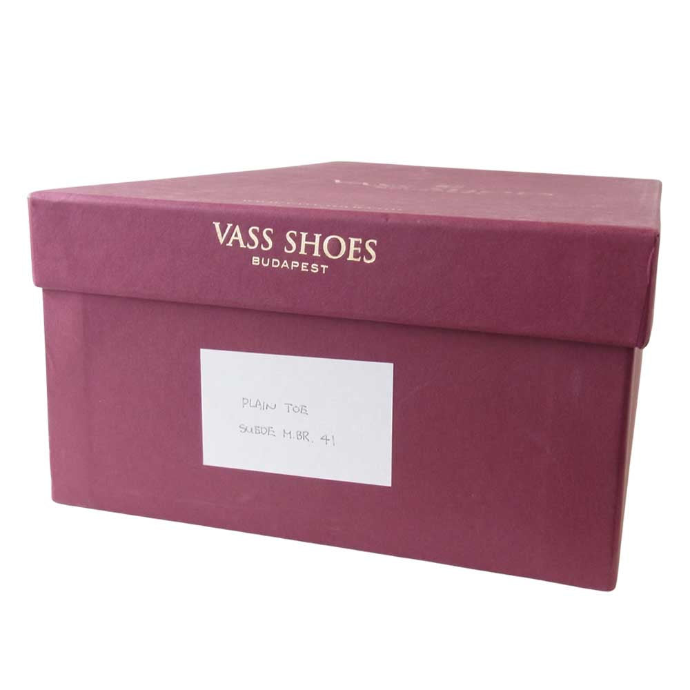 ヴァーシュ PLAIN TOE SUEDE プレーントゥ シューズ ブラウン スエード ブラウン系 41【新古品】【未使用】【中古】