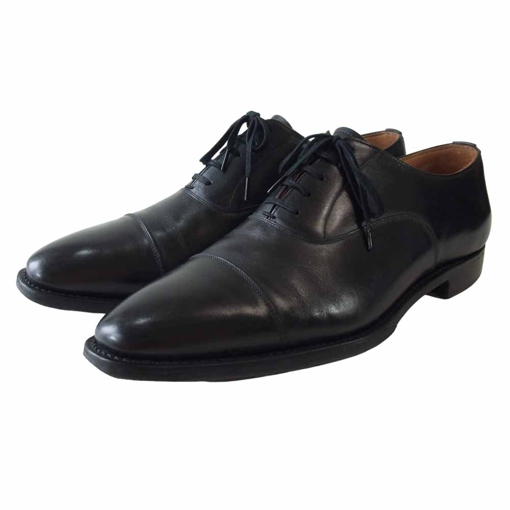 SCOTCH GRAIN スコッチグレイン L1510 内羽根 ストレートチップ ヨーロピアンボックス ブラック系 25.5【中古】