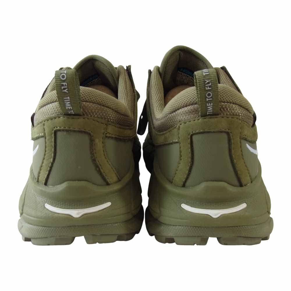 HOKA ONE ONE ホカ オネオネ 1105689 M TOR ULTRA LOW WP JP トゥ ウルトラ ロー ウォータープルーフ スニーカー カーキ系 28.5【新古品】【未使用】【中古】