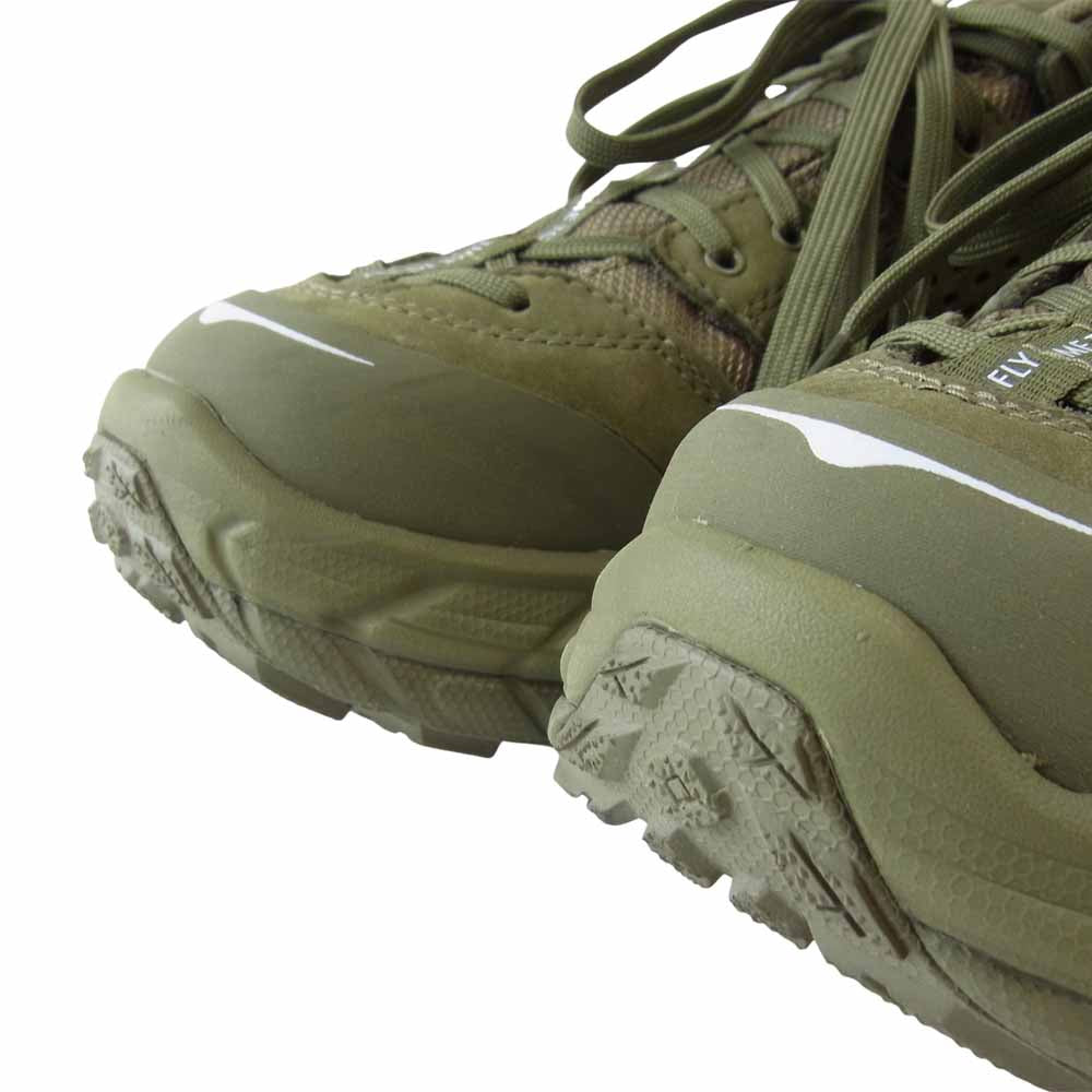 HOKA ONE ONE ホカ オネオネ 1105689 M TOR ULTRA LOW WP JP トゥ ウルトラ ロー ウォータープルーフ スニーカー カーキ系 28.5【新古品】【未使用】【中古】