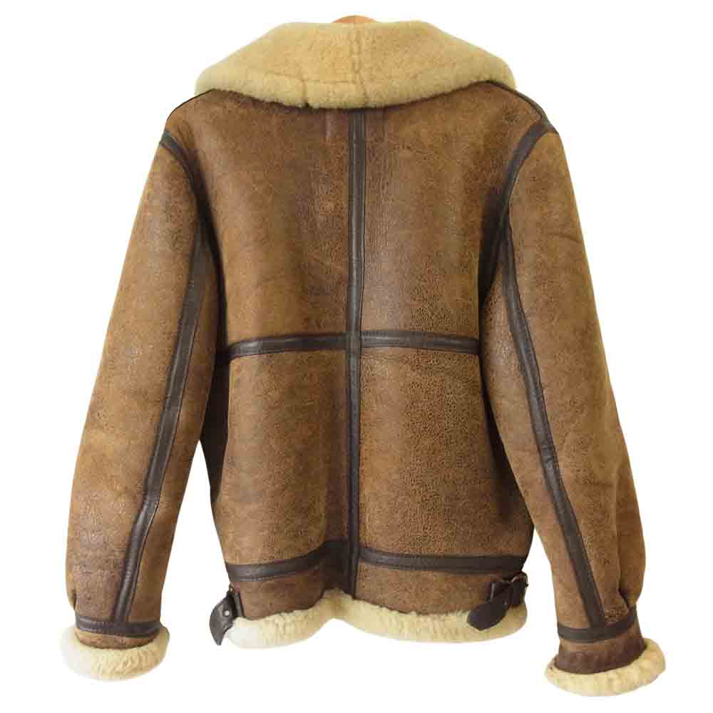 schott ショット AC-18606 B-3 フライト ボア ジャケット ブラウン系