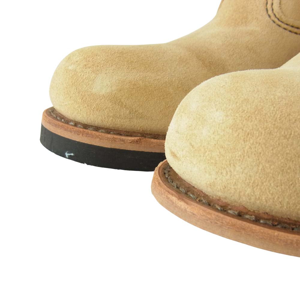 RED WING レッドウィング 8268 極美品 ENGINEER BOOTS スエード エンジニアブーツ ベージュ系 7.5【美品】【中古】