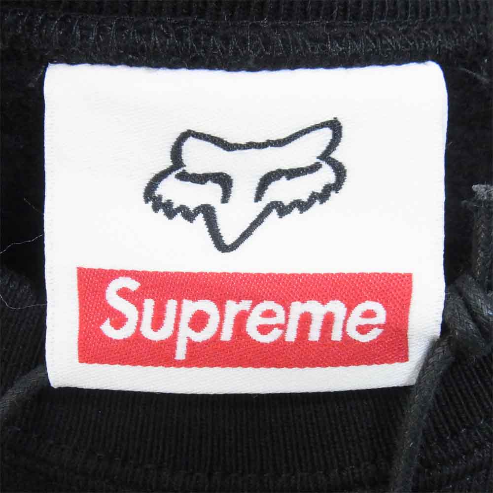 Supreme シュプリーム 19AW Honda x Fox Racing Crewneck ホンダ フォックスレーシング クルーネック スウェット ブラック系 S【新古品】【未使用】【中古】