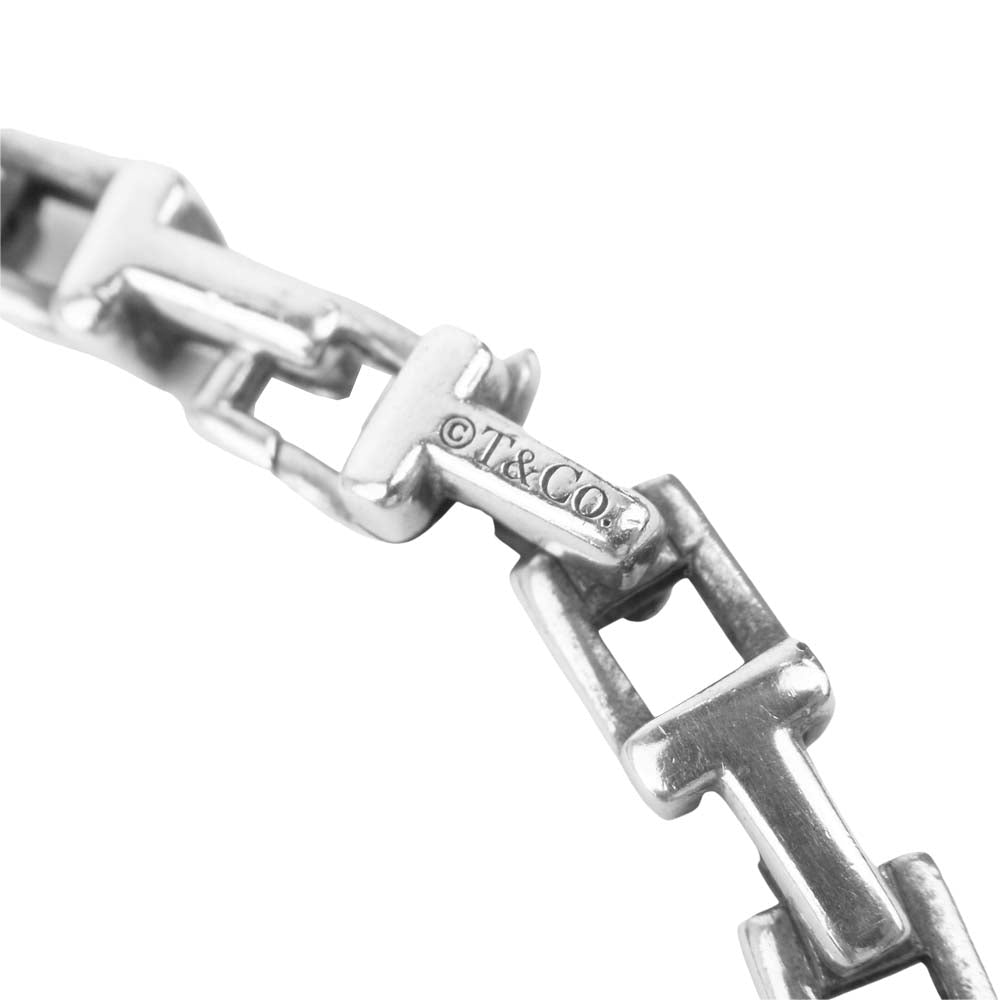 TIFFANY&Co. ティファニー 国内正規品 Tチェーン  ラージ ネックレス L シルバー系【中古】